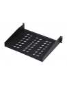Digitus Półka do montażu stałego w szafach 483 mm Digitus DN-19-TRAY-2-55-SW (DN-19-TRAY-2-55-SW) - nr 4