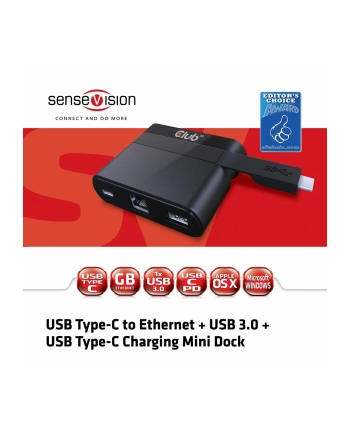 Club 3D Adapter USB-C RJ-45 (CSV1530) nr 2