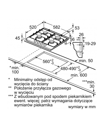 Płyta gazowa SIEMENS EP6A6PB90