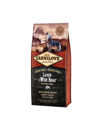 CARNILOVE LAMB ' WILD BOAR FOR ADULT 12KG