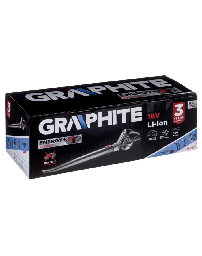 Dmuchawa d/liści akumulatorowa Graphite ENERGY+ 18V główny