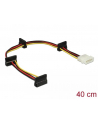 Delock KABEL ZASILAJĄCY WEWNĘTRZNY MOLEX(M)->4X SATA(F) 40CM (Z32217) - nr 10