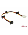 Delock KABEL ZASILAJĄCY WEWNĘTRZNY MOLEX(M)->4X SATA(F) 40CM (Z32217) - nr 7