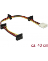 Delock KABEL ZASILAJĄCY WEWNĘTRZNY MOLEX(M)->4X SATA(F) 40CM (Z32217) - nr 14