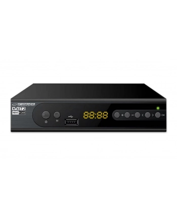 ESPERANZA TUNER DVB-T2 H265/HEVC EV106R nr 1
