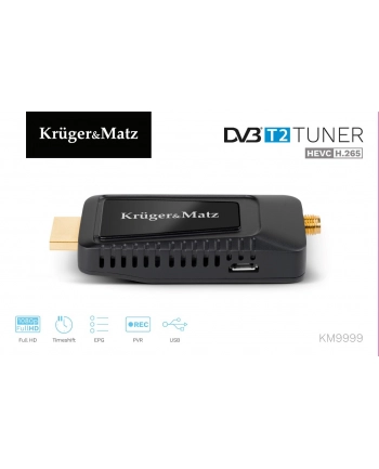KRUGER ' MATZ D-EKOD-ER DVB-T2H265 HEVC MINI KM9999 nr 1