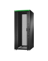 APC Easy Rack 42Ux800x1100 Roof/Side panel/castors/feet No Bottom 4 Brackets Kolor: CZARNY - nr 12