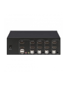 MANHATTAN Przełącznik KVM HDMI/USB 4x1 Dual-Monitor Video 4K 30Hz - nr 54