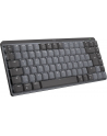 LOGITECH MX Mechanical Mini Minimalist Wireless Illuminated Keyboard - GRAPHITE - (D-E) - 2.4GHZ/BT - N/A - CENTRAL - TACTILE - nr 11