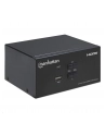 MANHATTAN Przełącznik KVM HDMI/USB 2x1 Dual-Monitor Video 4K 30Hz - nr 23