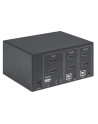 MANHATTAN Przełącznik KVM HDMI/USB 2x1 Dual-Monitor Video 4K 30Hz - nr 26