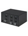 MANHATTAN Przełącznik KVM HDMI/USB 2x1 Dual-Monitor Video 4K 30Hz - nr 31