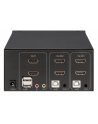 MANHATTAN Przełącznik KVM HDMI/USB 2x1 Dual-Monitor Video 4K 30Hz - nr 33