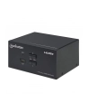 MANHATTAN Przełącznik KVM HDMI/USB 2x1 Dual-Monitor Video 4K 30Hz - nr 49