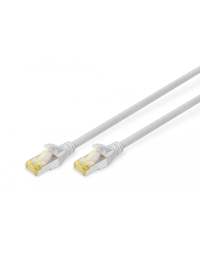 DIGITUS Kabel krosowy (patch cord) RJ45-RJ45 kat.6A S/FTP AWG 26/7 LSOH 2.5m szary 1szt główny