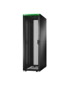 APC Easy Rack 42Ux600x1200 Roof/Side panel/castors/feet No Bottom 4 Brackets Kolor: CZARNY - nr 14