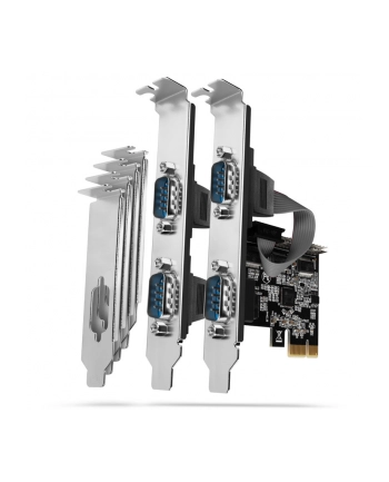 Axagon PCIe 2.0 x1 - 4x port szeregowy RS-232 (PCEA-S4N) nr 1