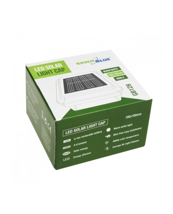 greenblue Lampa solarna na słupek 100x100 GB128 nr 2