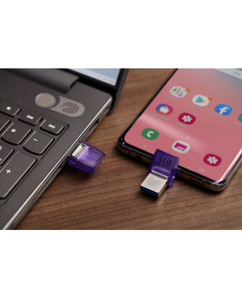 KINGSTON 256GB DataTraveler microDuo 3C 200MB/s dual USB-A + USB-C