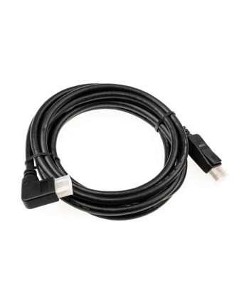 INLINE INLINE KABEL 8K (UHD-2) DISPLAYPORT KABEL, RECHTS GEWINKELT, SCHWARZ - 3M (17153R)  (17153R) nr 1