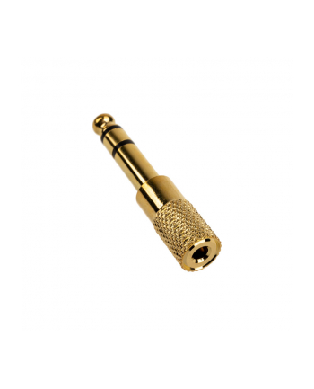 InLine Audio 6.3mm męski - 3.5mm żeński Stereo pozłacany metal (99305P) nr 2