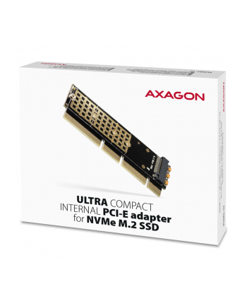 Axagon Pcem2-1U, Adapter Wewnętrzny Pcie X16/X8/X4 - M.2 Nvme M-Key Slot, 1U (Pcem21U) nr 2