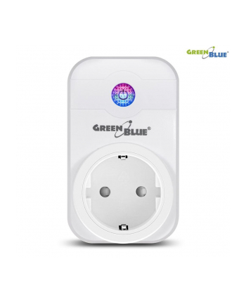 Gniazdko zdalnie sterowane GreenBlue GB155G WiFi Android iOS Alexa Google Home timer max 2000W (typ niemiecki)