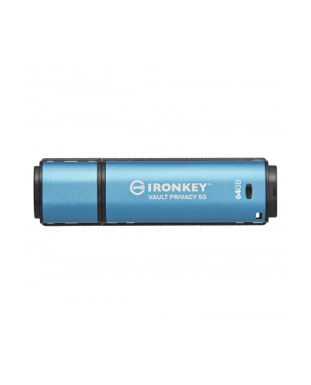 KINGSTON 64GB IronKey Vault Privacy 50 USB AES-256 Encrypted FIPS 197 nr 2