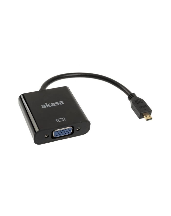 AKASA ADAPTER AV  HDMI MICRO - D-SUB (VGA) CZARNY (AK-CBHD21-15BK) główny