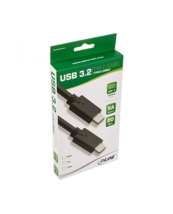 INLINE 35704A KABEL USB-C 3.2 GEN. 2 WTYCZKA/WTYCZKA, CZARNY - 1,5M