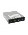 Akasa přední panel HUB 4 Port USB nabíjecí panel s dual Quick Charge 3.0 a dual USB 3.1 porty (AKA) - nr 13