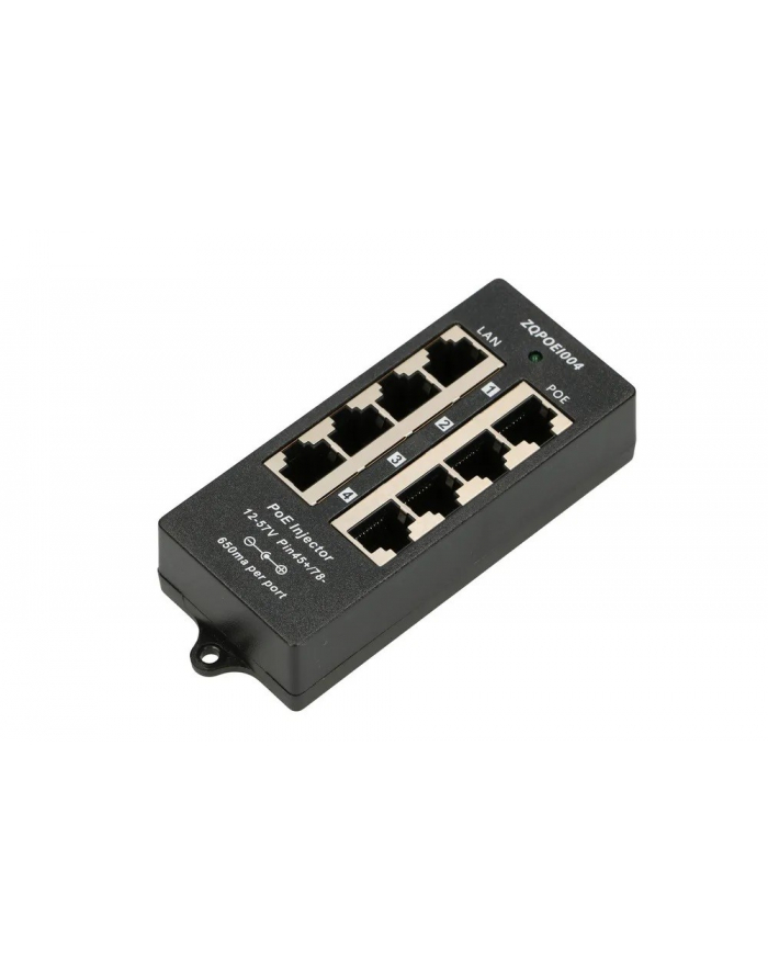 extralink POE INJECTOR 4 PORT IN BLACK CASE główny