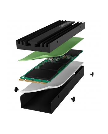 ICY BOX Radiator do M.2 SSD dla PlayStation 5 (IBM2HSPS5)