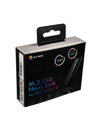 ICY BOX Radiator do M.2 SSD dla PlayStation 5 (IBM2HSPS5)