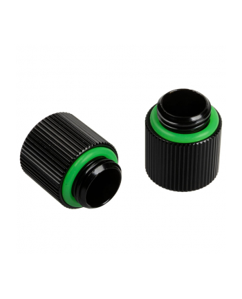 Bitspower Touchaqua Adapter Prosty G1 / 4 Cala Męski Na G1 / 4 Cale Żeński - 2 Szt. 15 Mm Czarny (Waad589)