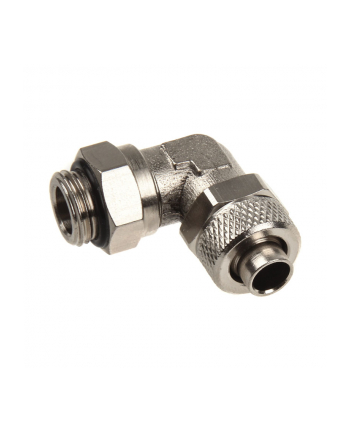 Ohne Hersteller Kein Złączka 90 Stopni G1 / 4 Cale Do Kąta 10 8Mm - Srebrny Połysk (Wasc004)