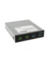 Akasa přední panel HUB 4 Port USB nabíjecí panel s dual Quick Charge 3.0 a dual USB 3.1 porty (AKA) - nr 7