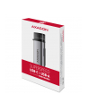 Axagon CRE-SAC, USB3.2 Gen 1 Type-C + Type-A zewnętrzny czytnik kart SD/microSD (AXN) - nr 18