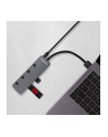 Axagon HUE-MSA, 4x USB 3.2 Gen 1 SWITCH hub, kovový, micro USB nap. konektor, kabel USB-A 20cm (AXN) - nr 16