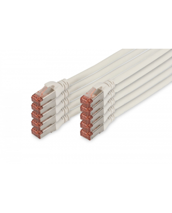 Digitus Patchcord CAT6, S-FTP,  2m, 10 sztuk (DK-1644-020-WH-10) nr 1