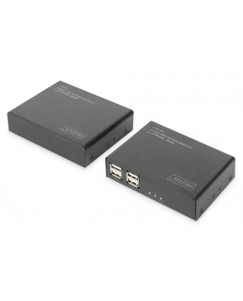 DIGITUS Przedłużacz/Extender HDMI HDBaseT 2.0 KVM do 100m po Cat.6/7/8 4K 60Hz UHD