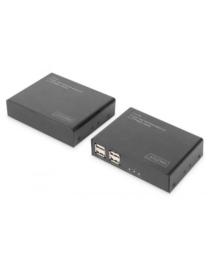 DIGITUS Przedłużacz/Extender HDMI HDBaseT 2.0 KVM do 100m po Cat.6/7/8 4K 60Hz UHD główny