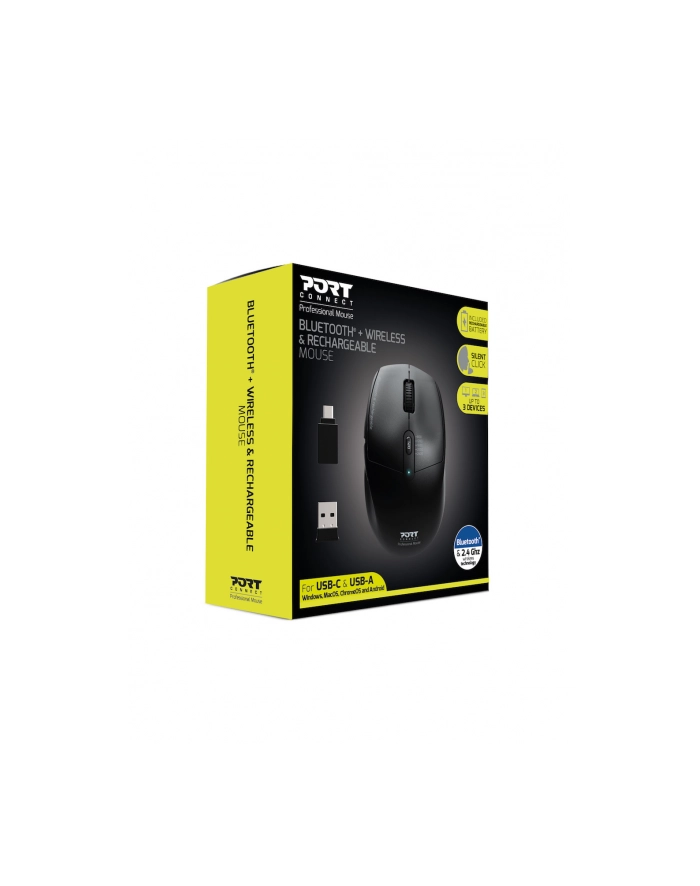 Mysz PORT D-ESIGNS 900715 OFFICE PRO RECHARGEABLE główny