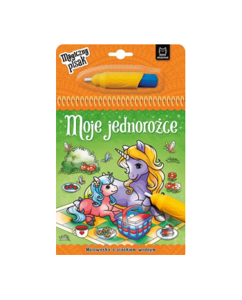 Malowanka z pisakiem wodnym. Moje jednorożce. AKSJOMAT nr 1