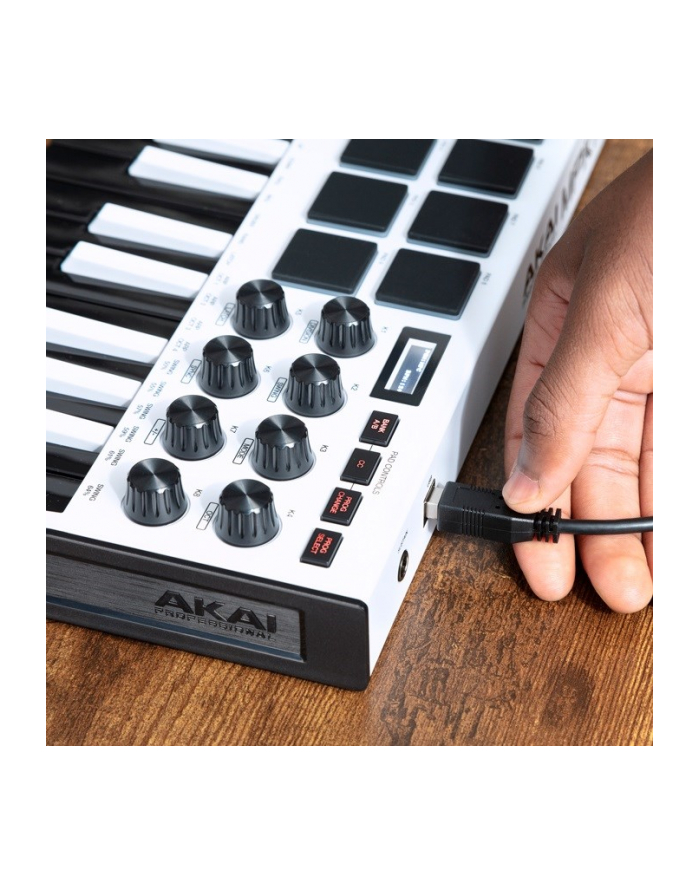 AKAI MPK MINI 3 WHITE - Mini klawiatura sterująca główny