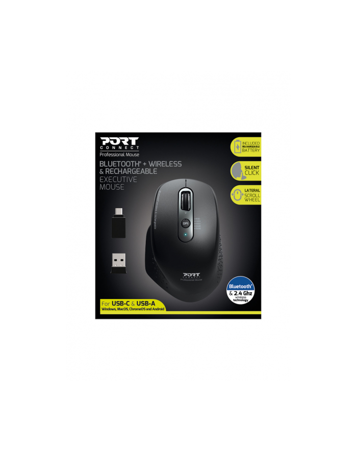 Mysz PORT D-ESIGNS 900716 RECHARGEABLE BLUETOOTH główny