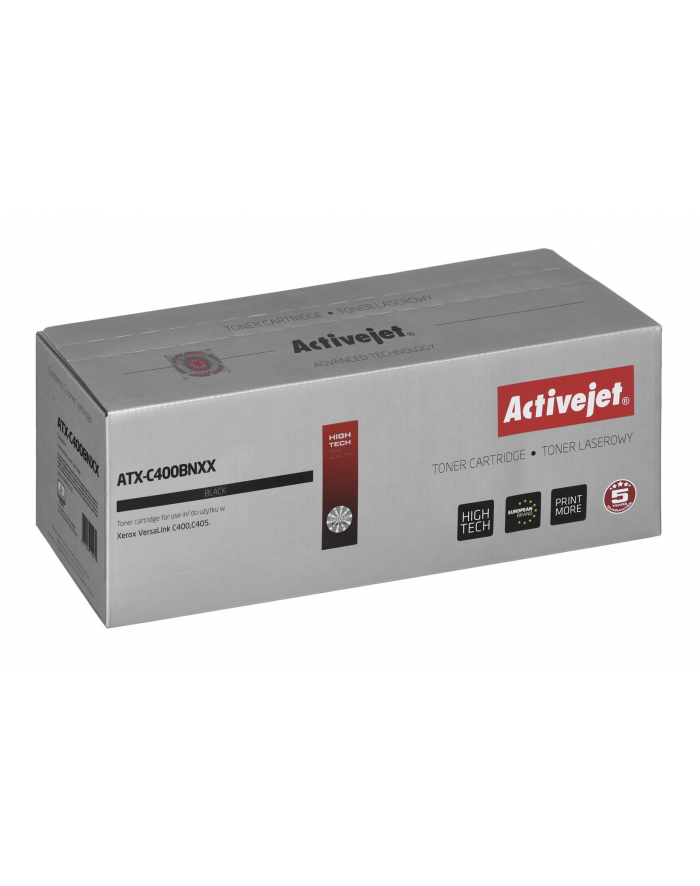 Toner Activejet ATX-C400BNXX (zamiennik Xerox 106R03532; Supreme; 10500 stron; czarny) główny