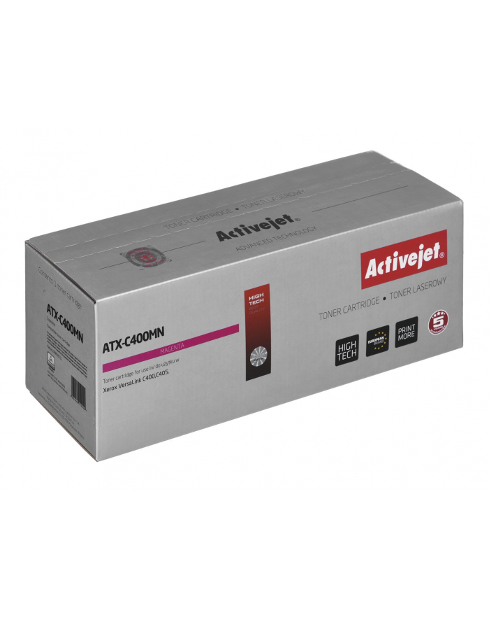 Toner Activejet ATX-C400MN (zamiennik Xerox 106R03511; Supreme; 2500 stron; purpurowy) główny