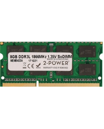 2-POWER 8GB SO-DIMM DDR3 1866MHz (MEM5403A)