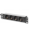 DIGITUS 10-calowa listwa zasilająca z profilem aluminiowym 4 gniazda 16A 4000W 250VAC 50/60Hz - nr 5